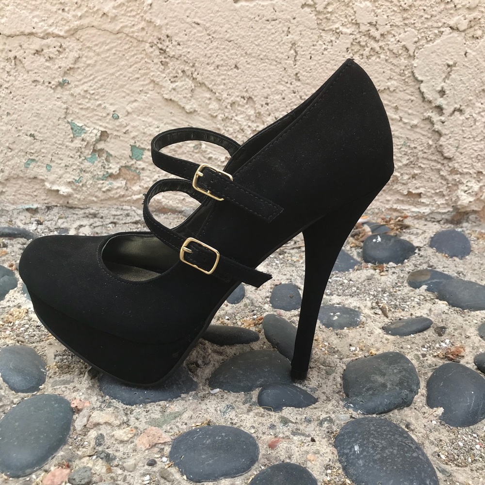 High heel Mary Janes